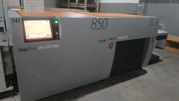 CTP Convencional UV Basysprint 850 ANO 2010 com alimentador e furador Punch offset interno