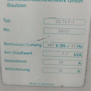 Guilhotina Trilateral Automatica PERFECTA SD 75 F1